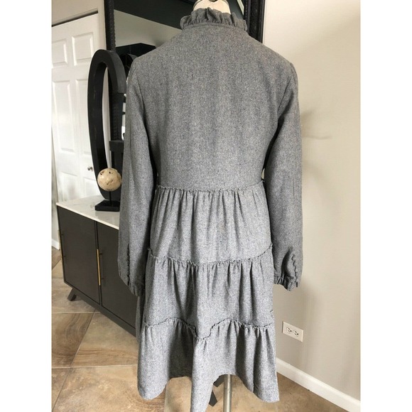 SOLD hazel hazel hazel Ruffled Button Front Jacket L - Picture 8 of 11